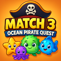 Match 3 Ocean Pirate Quest