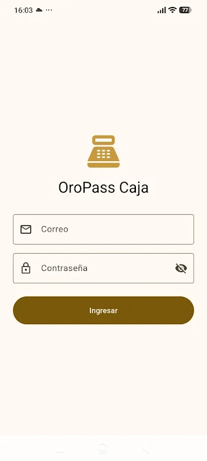 OroPass Caja Screenshot 1