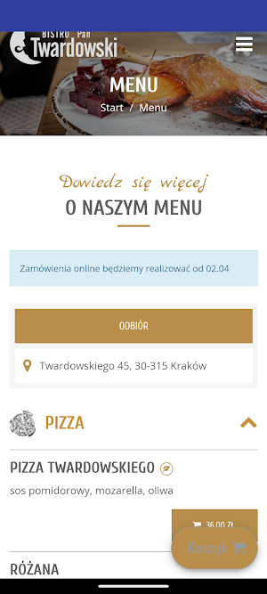 Pan Twardowski Bistro Screenshot 0