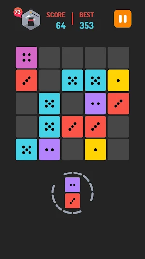 DomiMerge: Hexa Puzzle Screenshot 1