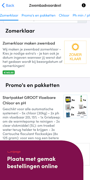Zwembadvoordeel Screenshot 1