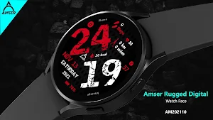 Amser Rugged Watch Face Screenshot 2