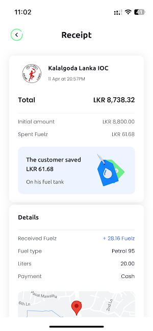 FuelBack FA Screenshot 1