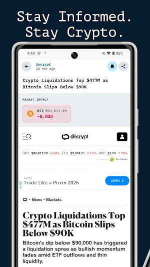 Cryptot: Bitcoin & Crypto News Screenshot 2