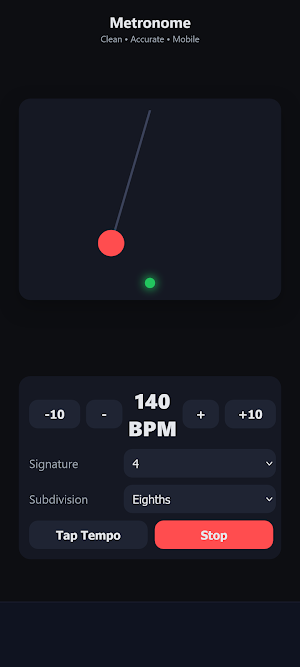 Metronome Screenshot 2