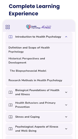 Health Psychology Screenshot 3