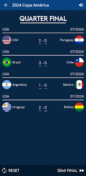 Copa América Calculator Screenshot 2