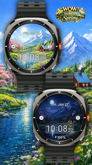 WOW! Seasons Watch Face Screenshot 2