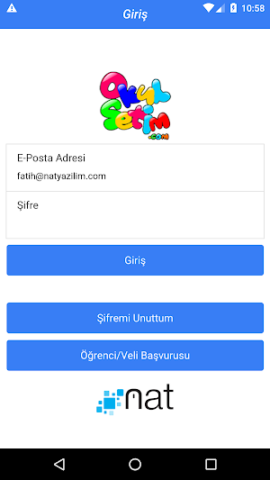 OkulSetim B2B Screenshot 0