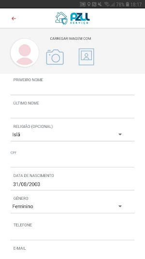Azul Serviços - Prestador Screenshot 2