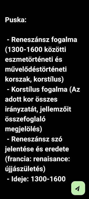 Shotgun app - Puskázz órán Screenshot 2