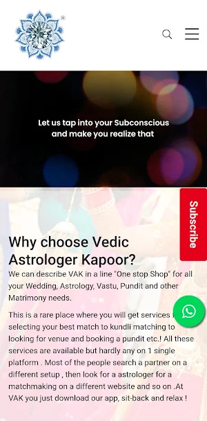 VedicAstrologerKapoor Business Screenshot 1
