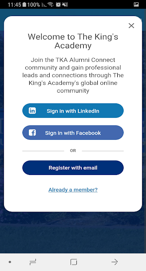 TKA Alumni Connect Screenshot 1