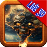 4D Skull Wallpaper Live
