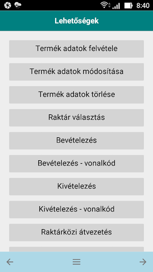 Raktár Kezelő - Készlet Nyilvántartó Screenshot 1