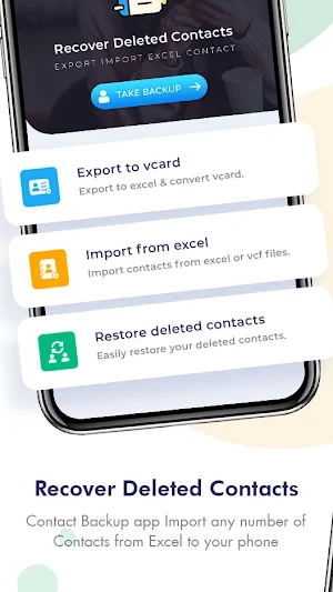 Contact Backup & Restore Screenshot 1