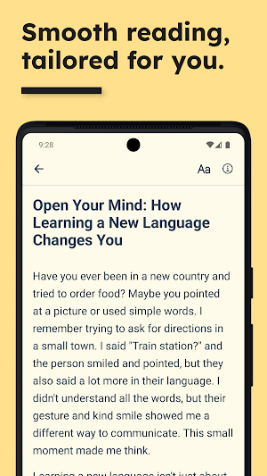 ReadYours: AI Language Reading Screenshot 3
