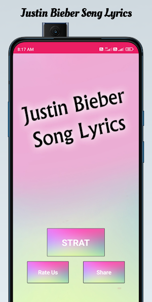 Justin Bieber Song Lyrics Screenshot 1