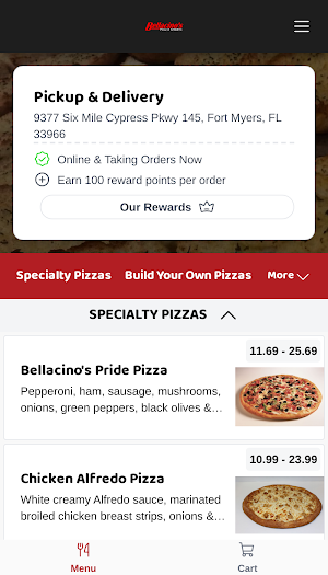 Bellacino's Pizza & Grinders Screenshot 1
