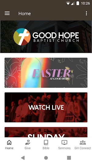Good Hope Baptist Church App Screenshot 0