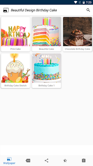Beautiful Design Birthday Cake Screenshot 0