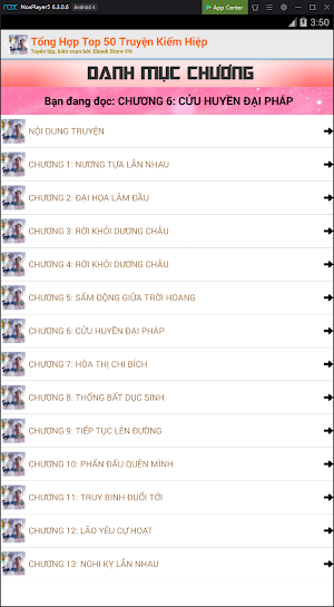 Tổng Hợp Top 50 Truyện Kiếm Hiệp Screenshot 3