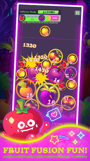 Physics Fruit Merge Screenshot 0
