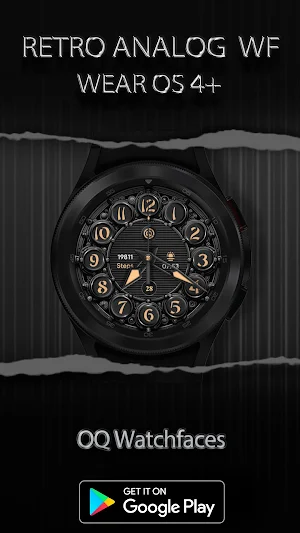 Retro Analog WF Wear OS 4+ Screenshot 2
