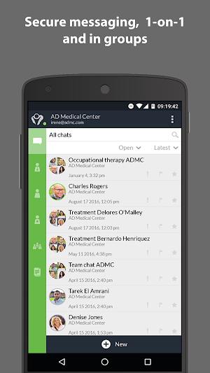 Alterdesk messenger Screenshot 0