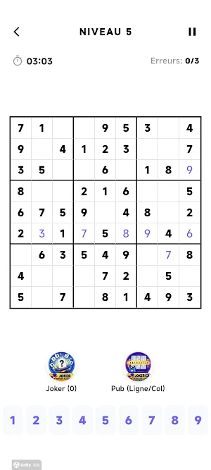 Sudoku S.Nova Screenshot 1