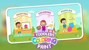 Toddlers Coloring Games Paint Screenshot 0