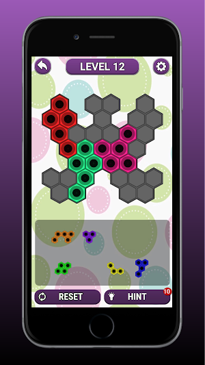 Dot Hexa Block Puzzle Game Screenshot 2