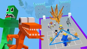 Merge Craft: Blue Guys Screenshot 0