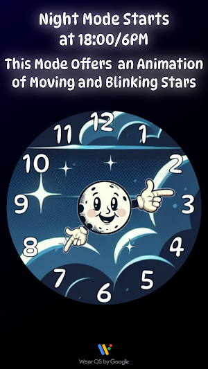 DV04 - Sun & Moon Wear OS Screenshot 1