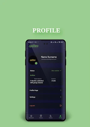 Galileo Fitness APP Screenshot 3