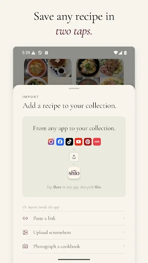 Shio: Save & Translate Recipes Screenshot 0