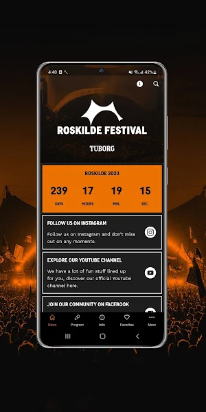 Roskilde Festival Screenshot 1