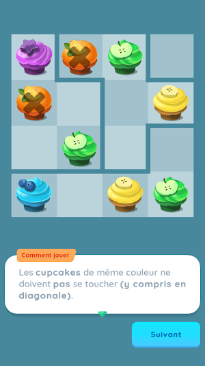 Cupcakes Puzzle Game Screenshot 1