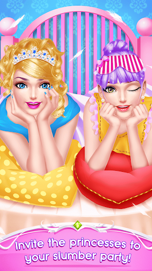 Princess PJ Party Makeover Spa Screenshot 0