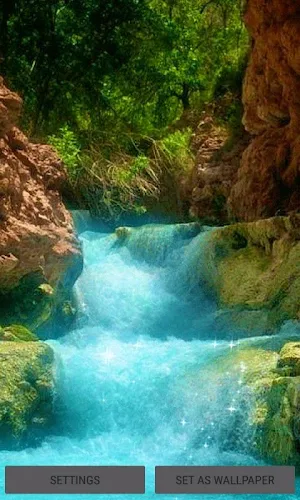 Crystal Water Live Wallpaper Screenshot 0