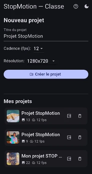 Stop Motion App Screenshot 0