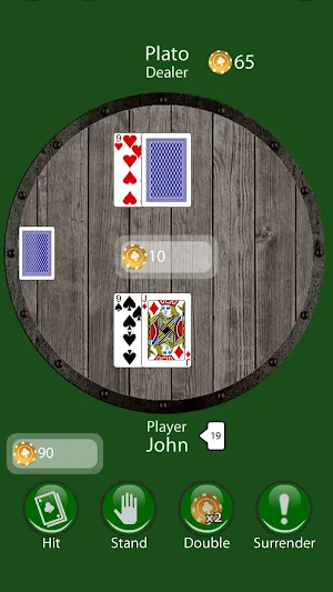 Blackjack 21 Card Game Friends Screenshot 1