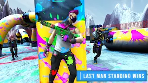 Paintball Shooter War Arena: Color Shooting Games Screenshot 2