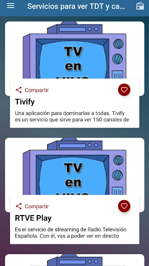 Canales TV Online - En HD Guía Screenshot 3