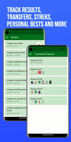 Football Career Mode Tracker Screenshot 3