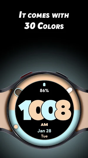 Pixel Eclipse - Watch face Screenshot 1