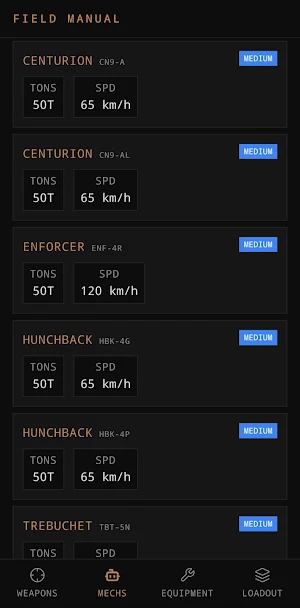 BattleTech Field Manual Screenshot 3