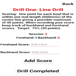 Lawn Bowls Drill App Screenshot 2