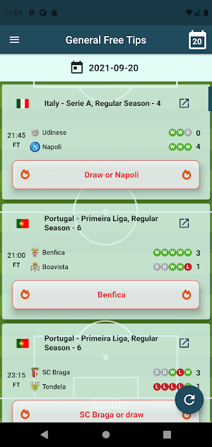 Soccer Predictz Screenshot 1