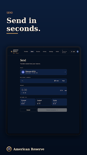 American Reserve Wallet Screenshot 2